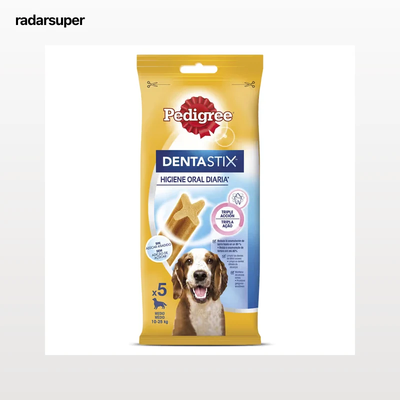 Snack para perros medianos dentaxtix Pedigree Dentastix 128 g