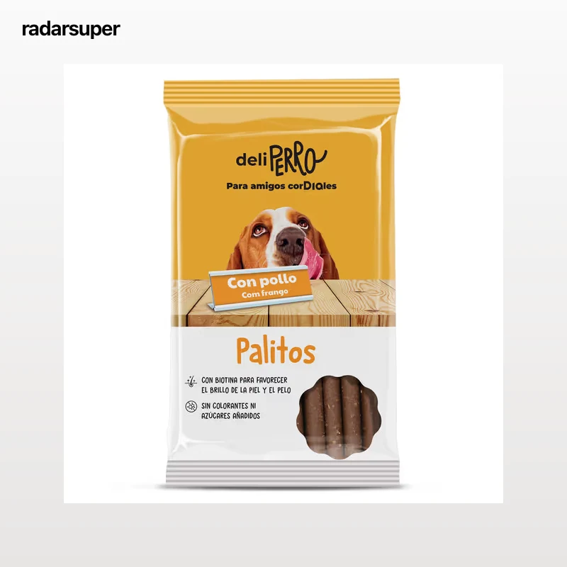 Snack para perros palitos con pollo Dia Deliperro 200 g