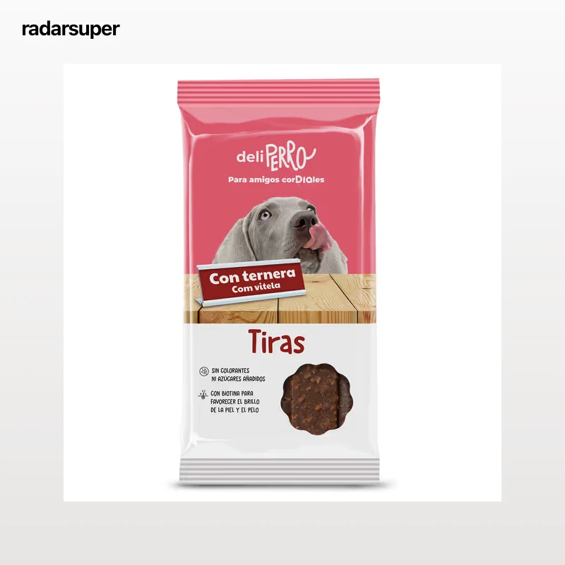 Snack para perros tiras con ternera Dia Deliperro 120 g