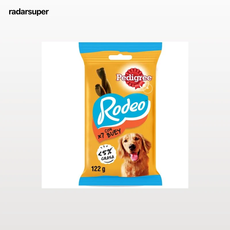 Snacks de buey para perro Pedigree Rodeo Duos 122 g.