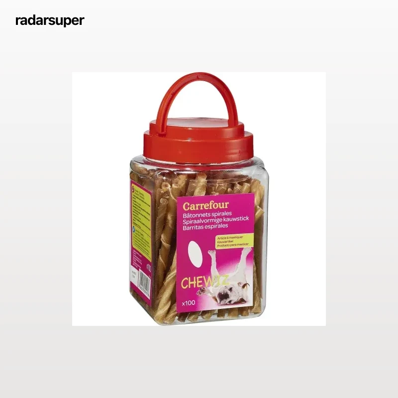 Snacks de buey para perros Carrefour 100 unidades