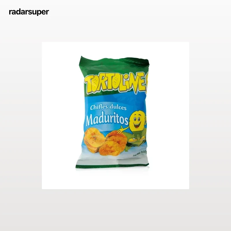 Snacks de Chifles hojuelas de plátanos maduritos Tortolines 100 g.