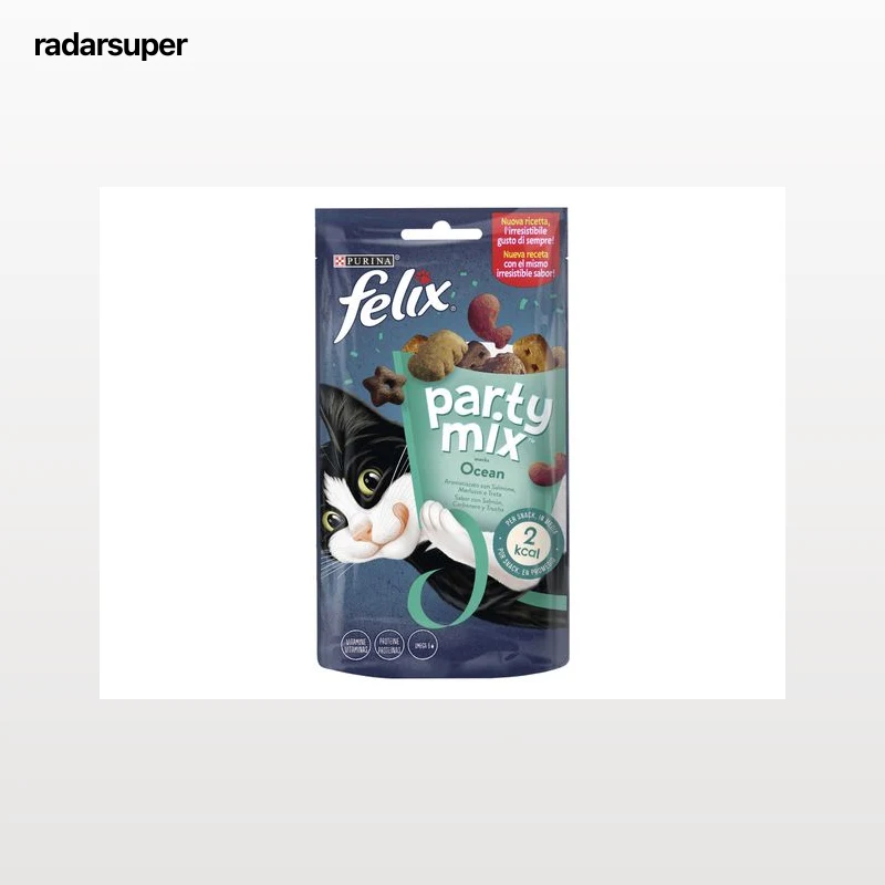 SNACKS PARA GATO FELIX PARTY MIX OCEANO 60G