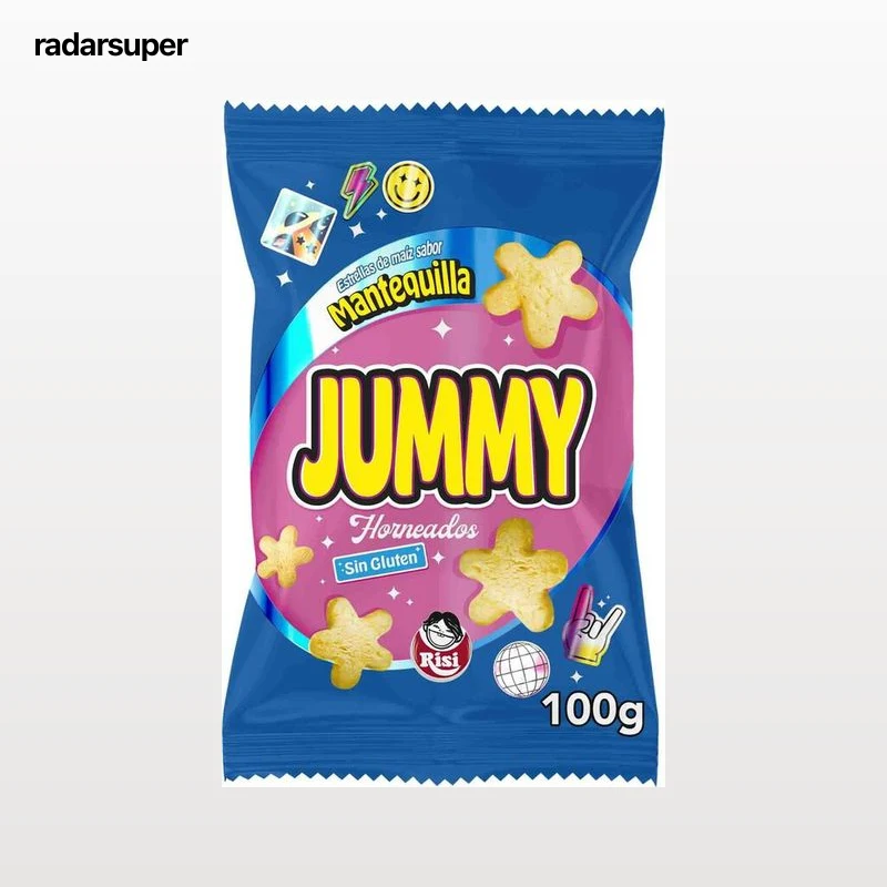 Snacks de maíz sin gluten Jummy Risi 100g