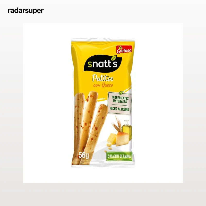 SNATT"S Palitos de cereales con queso bolsa 56 g