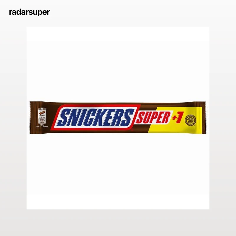 SNICKERS Barra de chocolate súper+1 112,5 g.