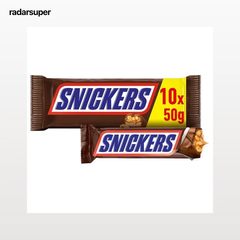 SNICKERS Barras de chocolate multipack 10 uds. 50 g.
