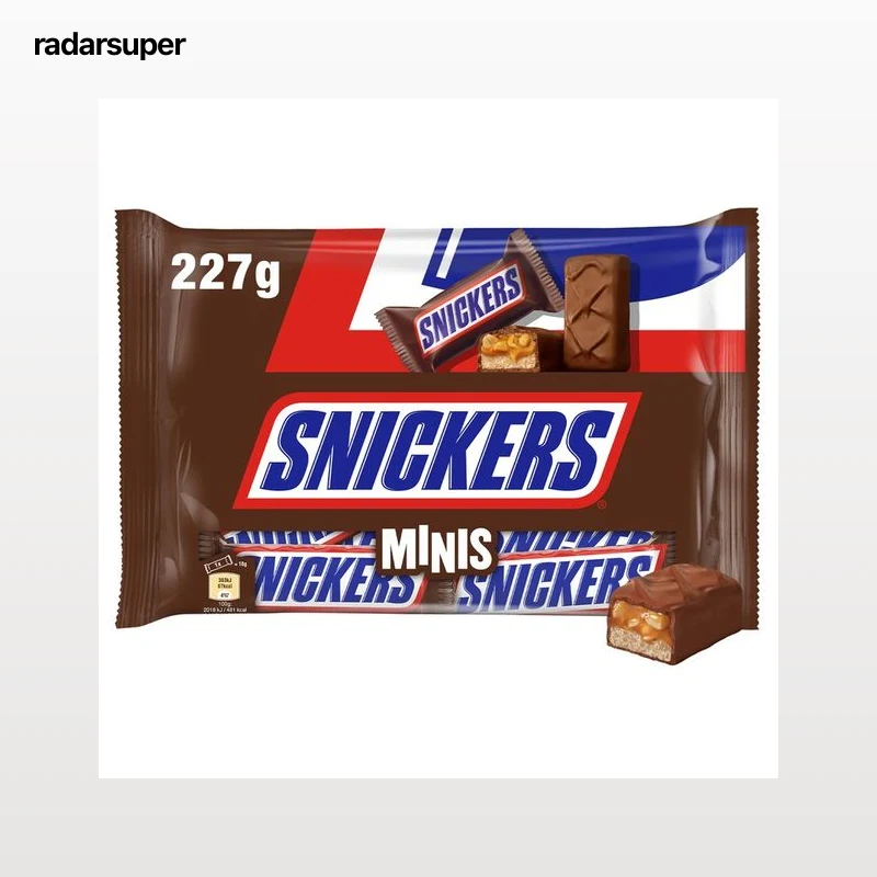 SNICKERS Mini Barritas de chocolate 227 g.