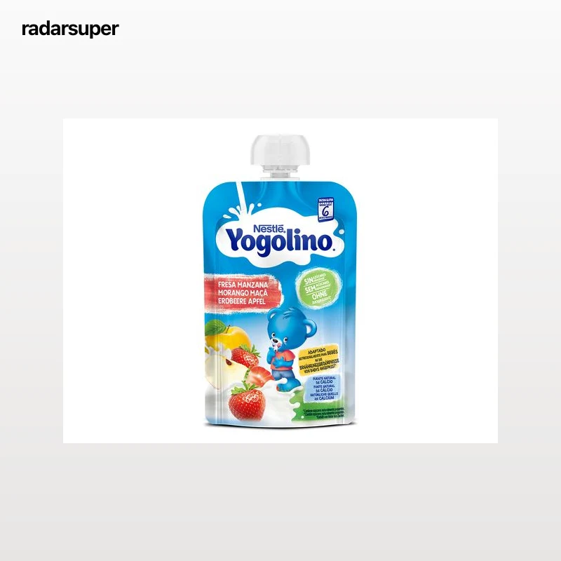SOBREMESA LÁCTEA NESTLÉ YOGOLINO MAÇA MORANGO 100G