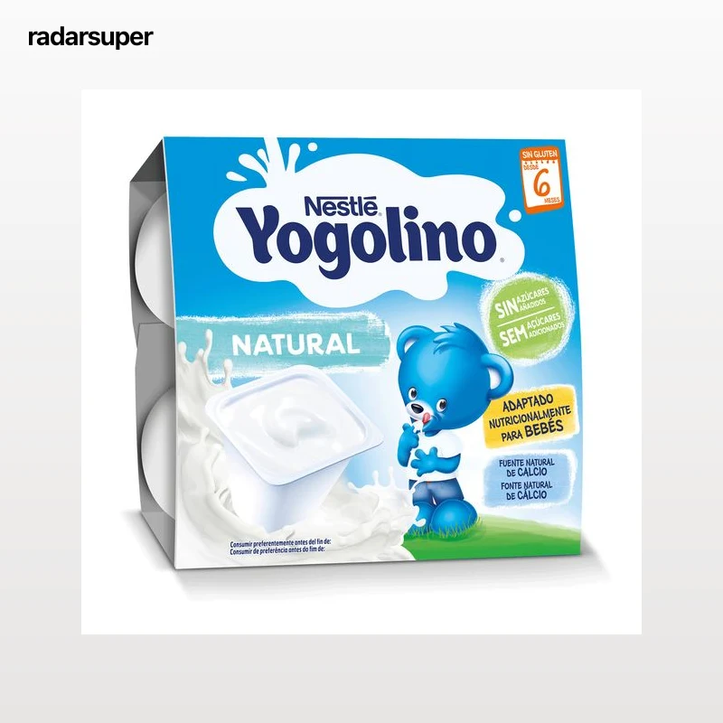 SOBREMESA LÁCTEA NESTLÉ YOGOLINO NATURAL 4X100G