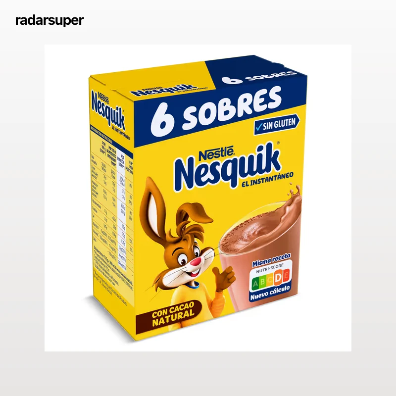 Nesquik en sobres 6 x 13,5 g