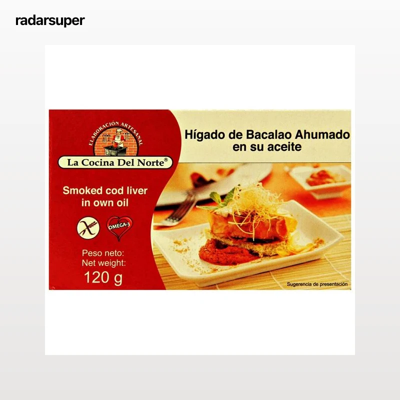 SOF Hígado de bacalao ahumado SOF 121 gramos