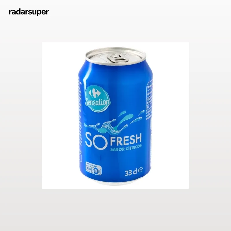 SoFresh Sensation bebida isotónica sabor cítricos lata 33 cl.