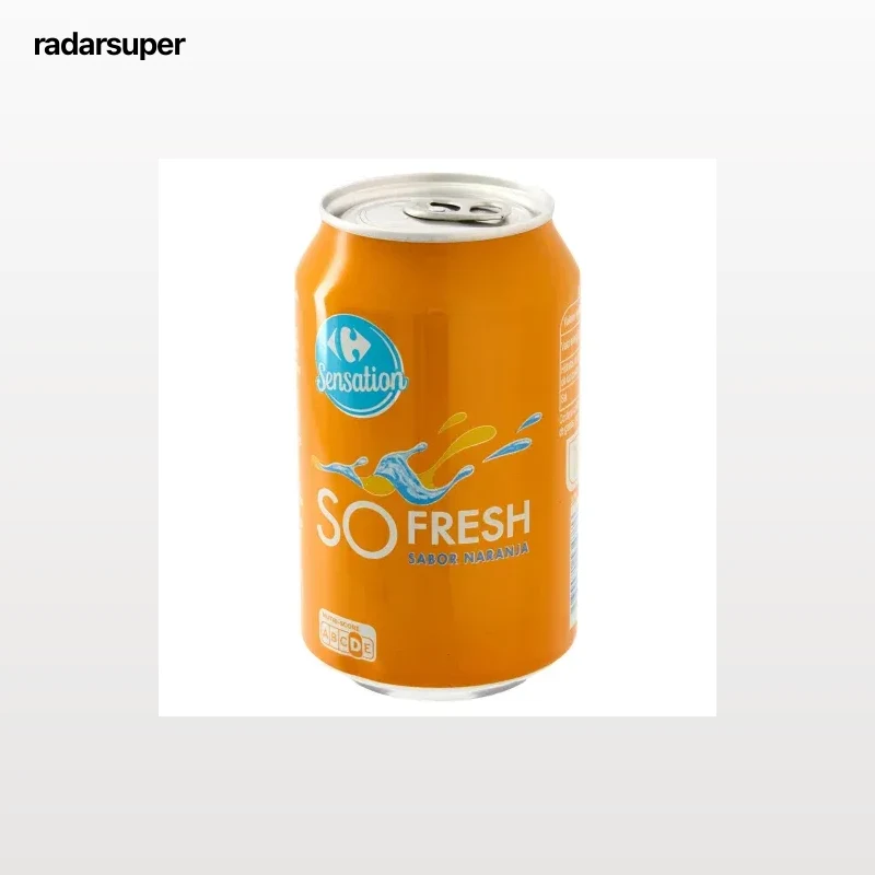 SoFresh Sensation bebida isotonica sabor naranja lata 33 cl.