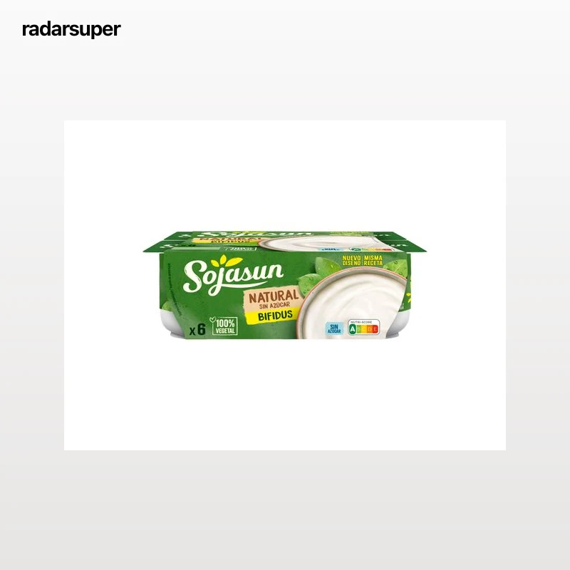 SOJAGURTE SOJASUN NATURAL 6X100G