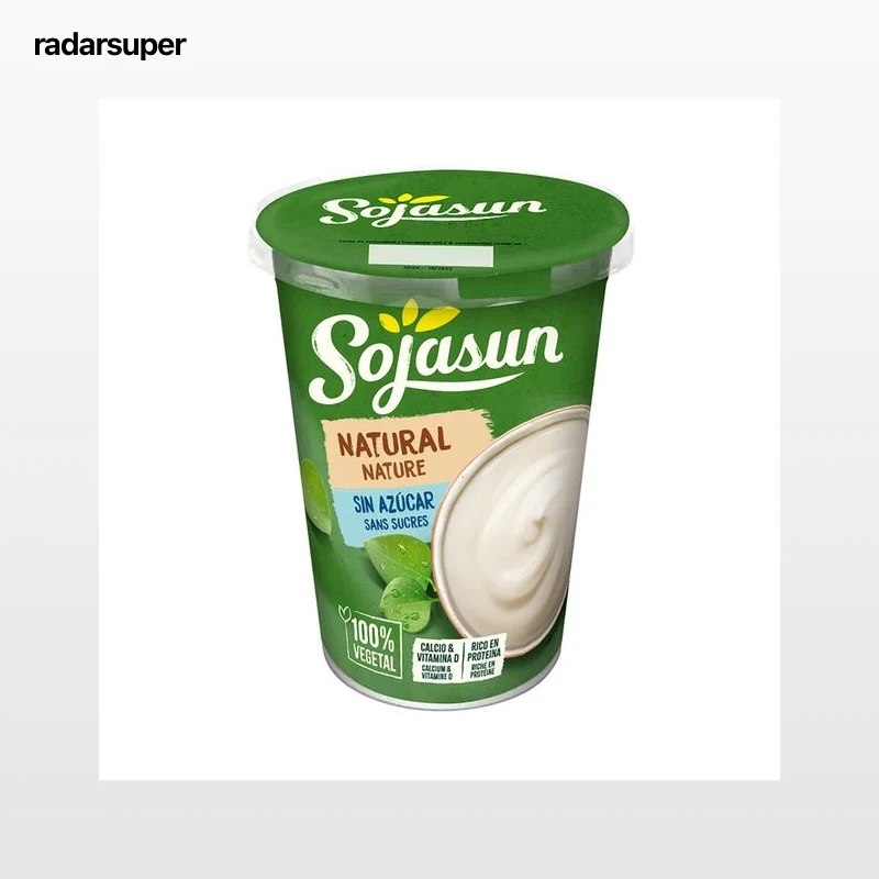 SOJASUN Especialidad de soja 100 vegetal, sabor natural y sin azúcar 400 g.