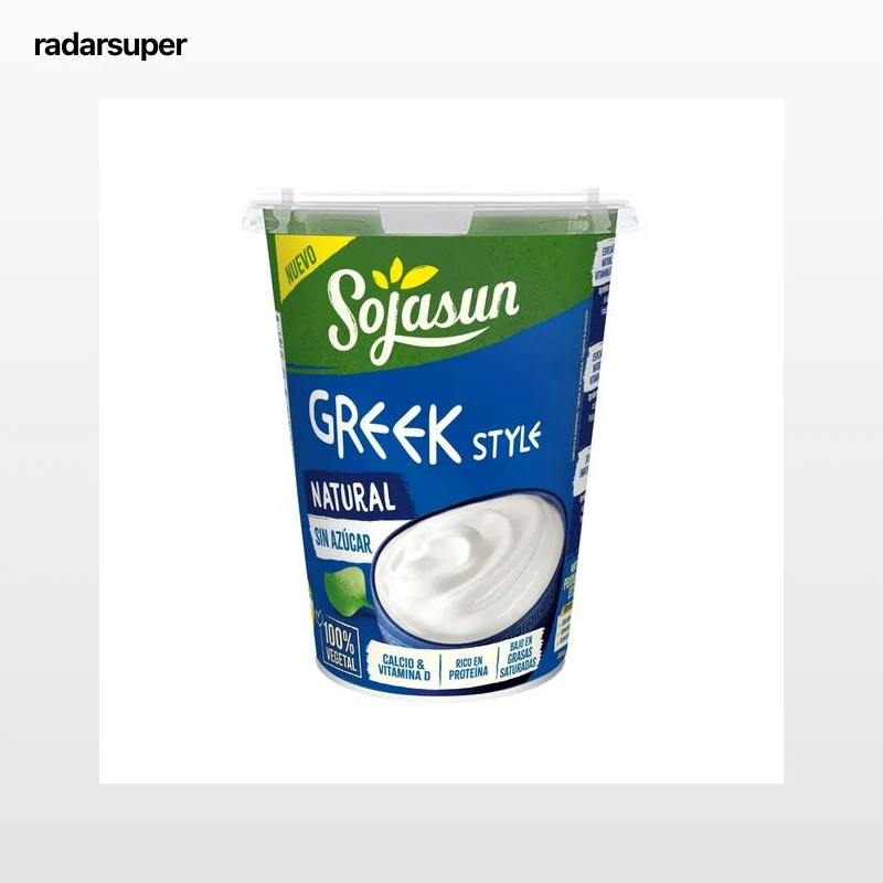 SOJASUN Especialidad de soja natural estilo griego 100% vegetal 400 gr.