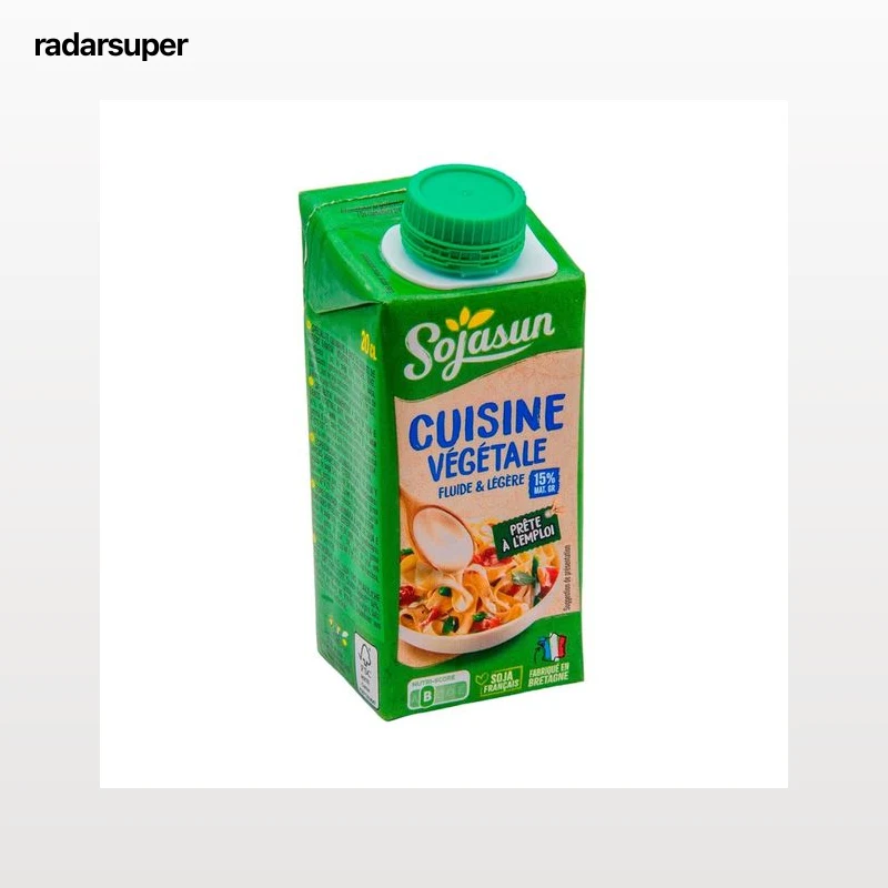 SOJASUN Preparado de soja (15% de materia grasa) para cocinar 200 ml.