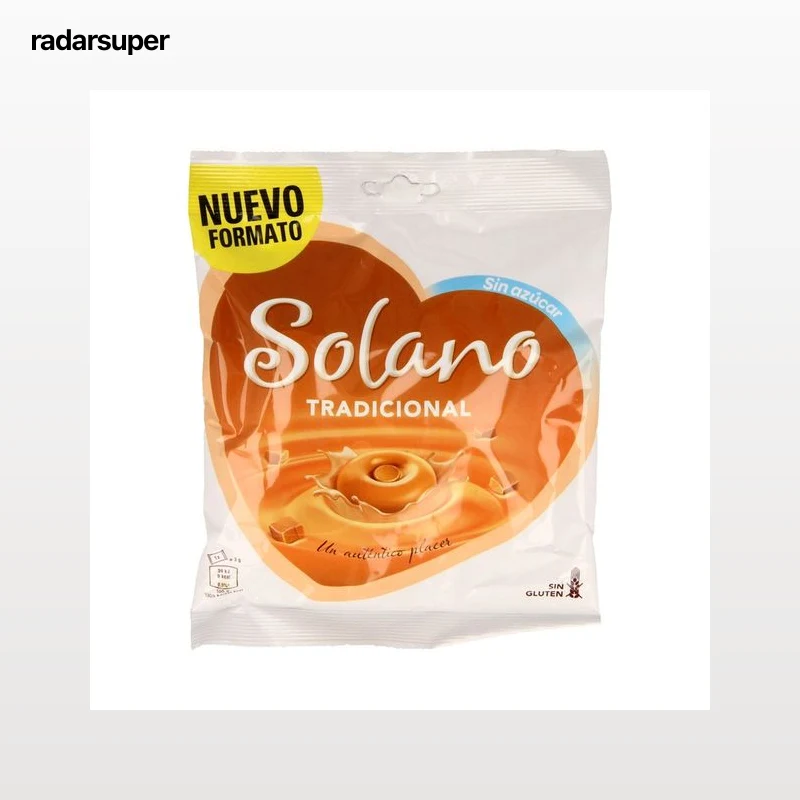 SOLANO Caramelos con sabor crema tradicional 99 g.