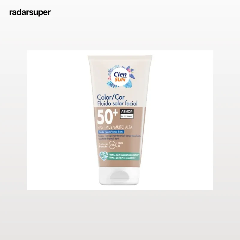 Solar facial FPS 50+ color