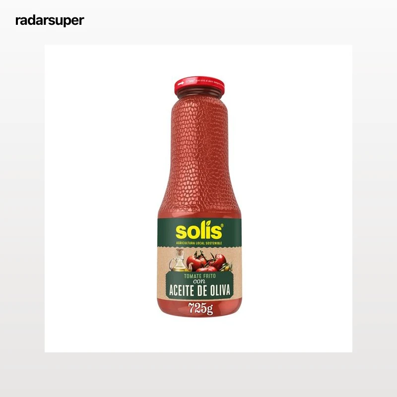 SOLIS Tomate frito con aceite de oliva, 725 g.