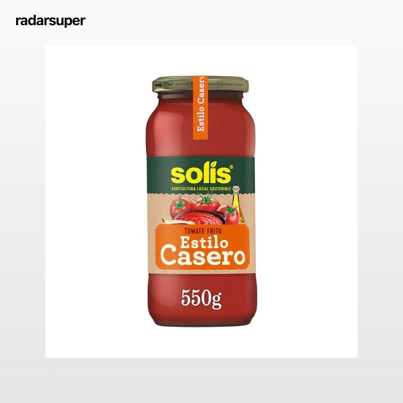 SOLÍS Tomate frito estilo casero en frasco  550 g.