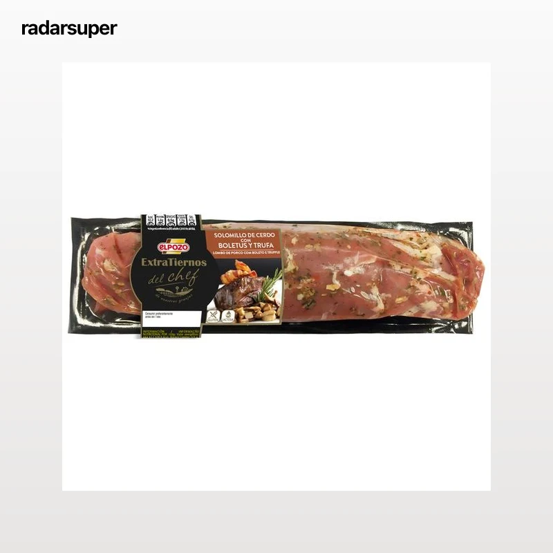 Solomillo de cerdo con boletus y trufa EL POZO Extratiernos del chef.