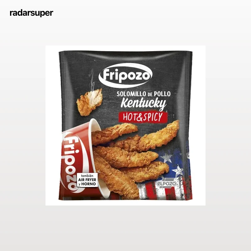 Solomillo de pollo kentucky hot&spicy Fripozo 250 g.