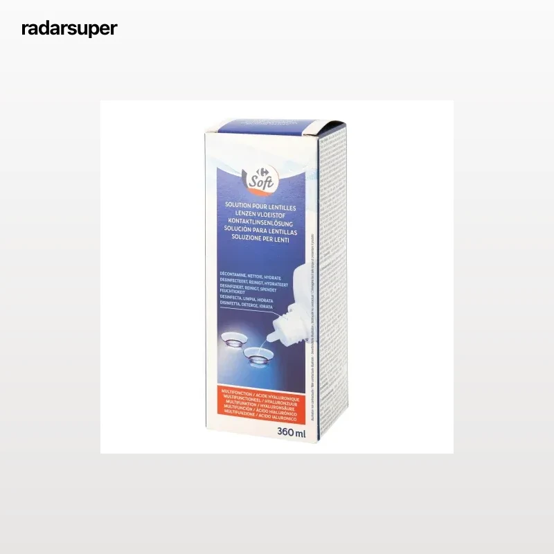 Solución para lentillas Soft Carrefour 360 ml.