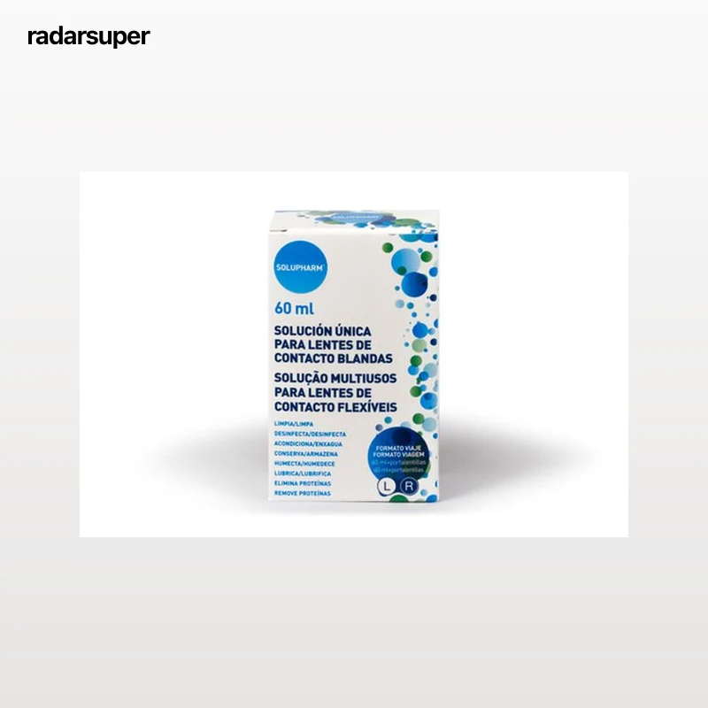 Solución única Solupharm 60ml para lentes de contacto blandas