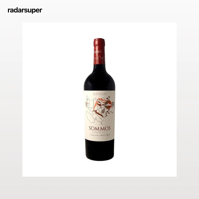 SOMMOS VARIETALES Vino tinto con D.O. Somontano SOMMOS Varietales botella de 75 cl.