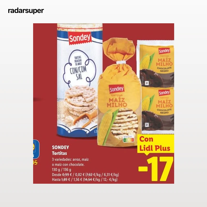 SONDEY Tortitas
