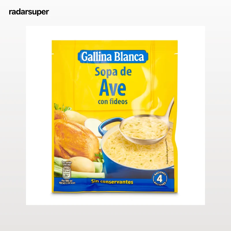 Sopa de ave con fideos Gallina Blanca 76 g