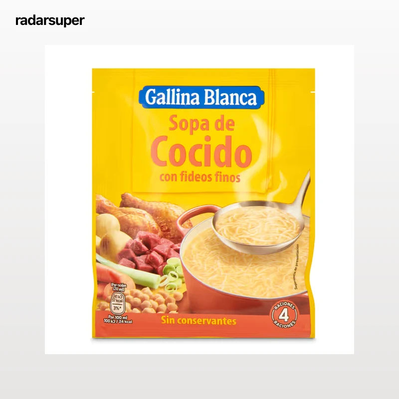 Sopa de cocido con fideos Gallina Blanca 72 g