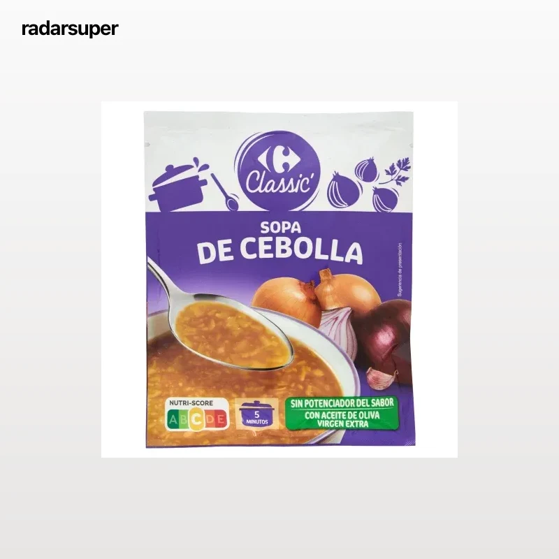 Sopa de cebolla Classic Carrefour 51 g.