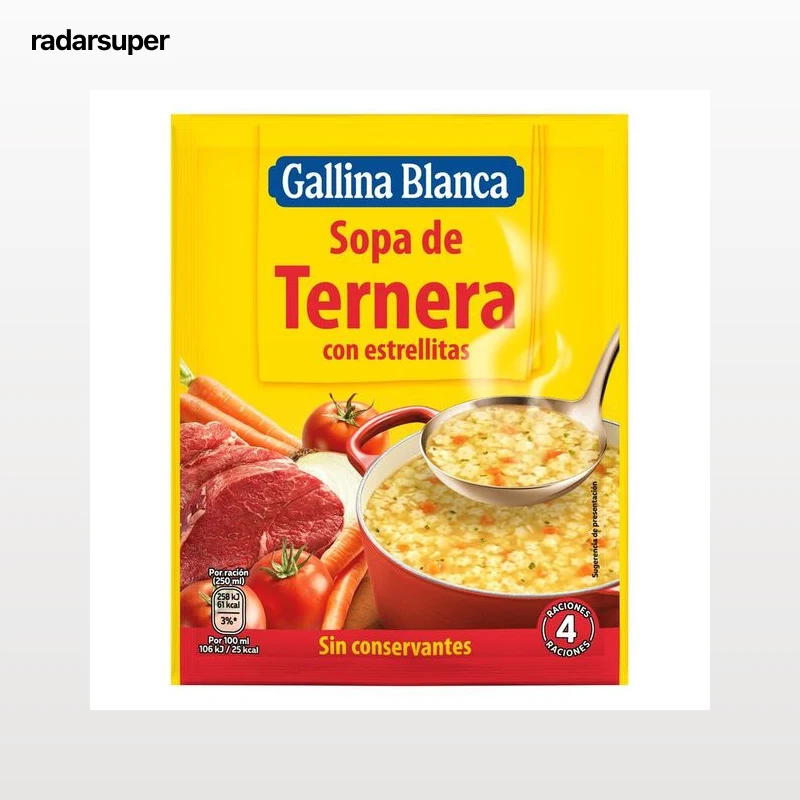Sopa Gallina Blanca 74g ternera