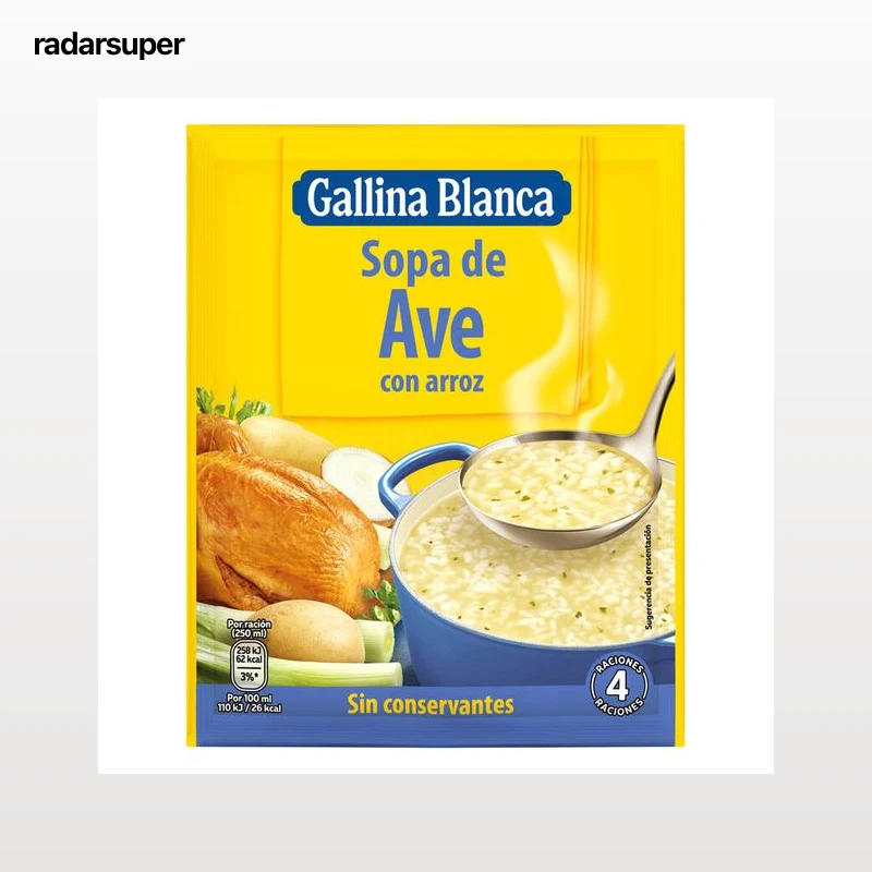 Sopa Gallina Blanca 80g ave con arroz