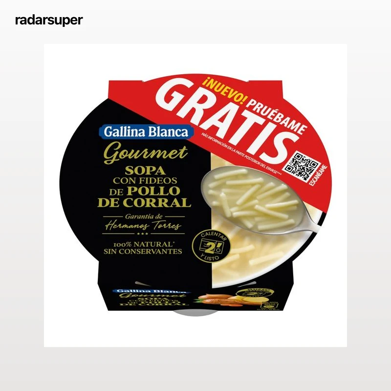 Sopa de pollo 300 g.