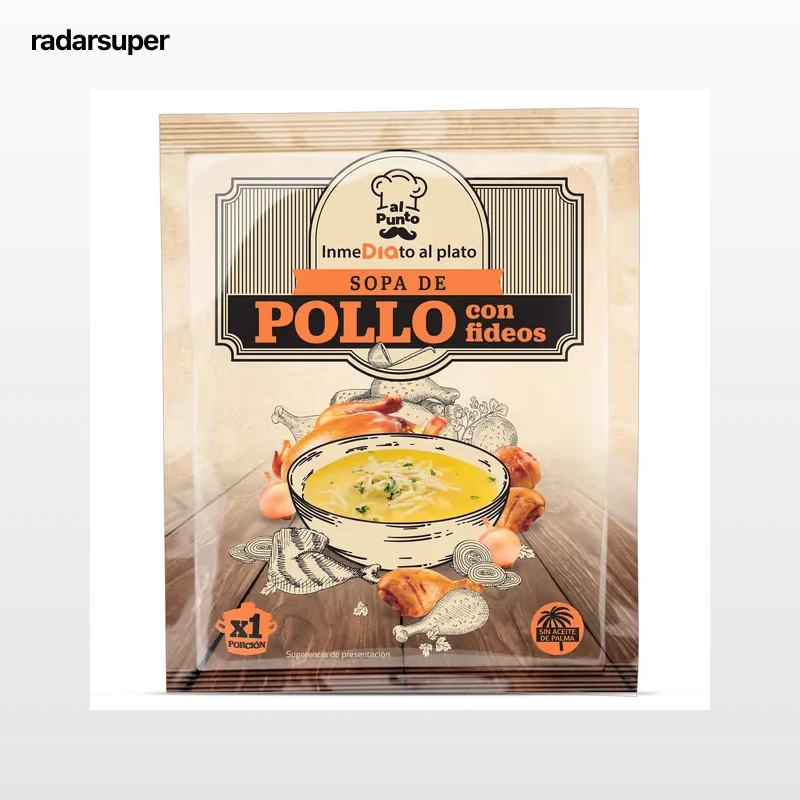 Sopa de pollo con fideos Dia Al Punto 71 g