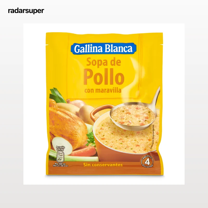 Sopa de pollo con maravilla Gallina Blanca 85 g