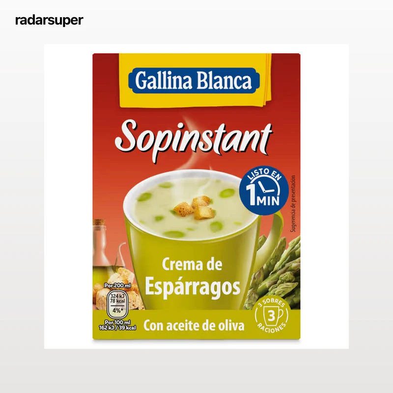 Sopinstant de esparrágos con picatostes Gallina Blanca 57 g