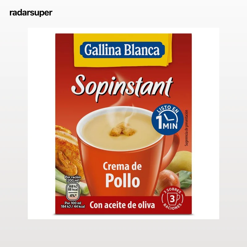 Sopinstant de pollo con picatostes Gallina Blanca 63 g