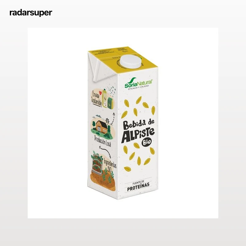 SORIA NATURAL Bebida de alpiste ecológica, fuente natural de proteinas 1 l.