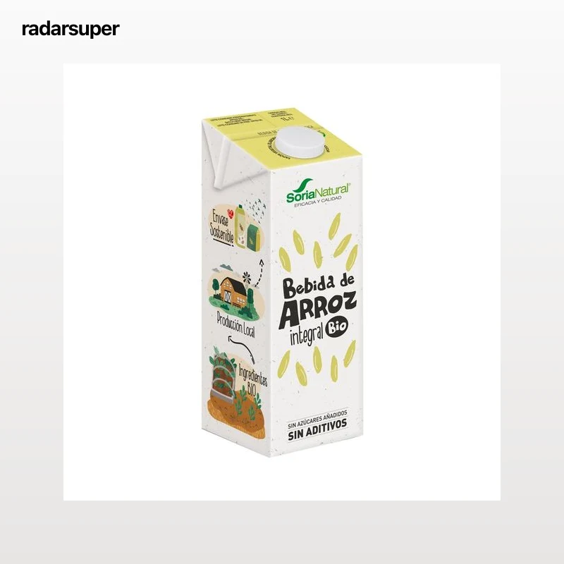 SORIA NATURAL Bio Bebida de arroz integral ecológica 1 l.