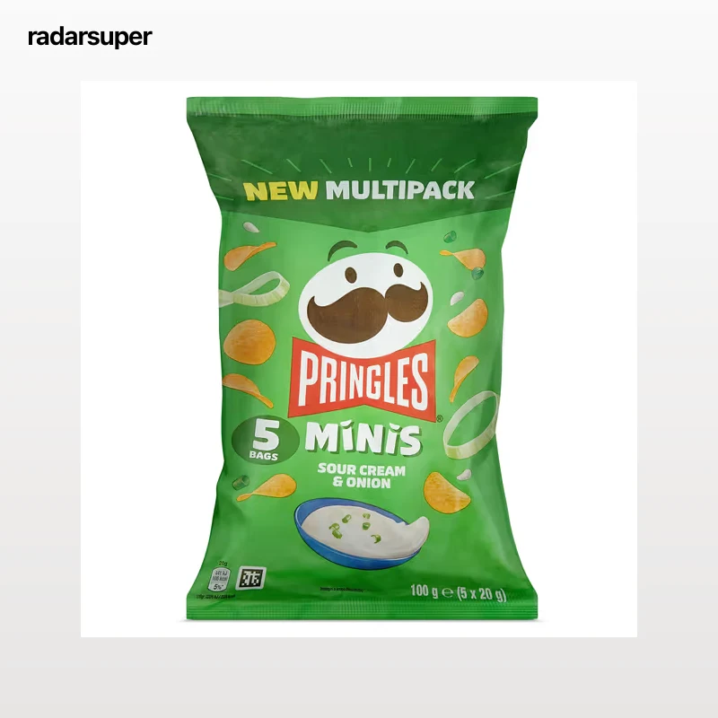 Pringles sour cream & onion mini 5 x 20 g