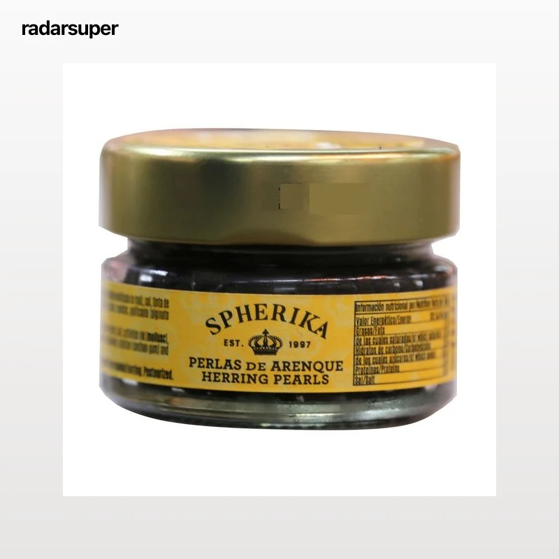 SPHERIKA Sucedáneo de caviar arenque negro MSC (Pesca sostenible certificada) 50 g.