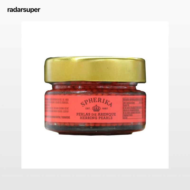 SPHERIKA Sucedáneo de caviar arenque rojo MSC (Pesca sostenible certificada) 50 g.