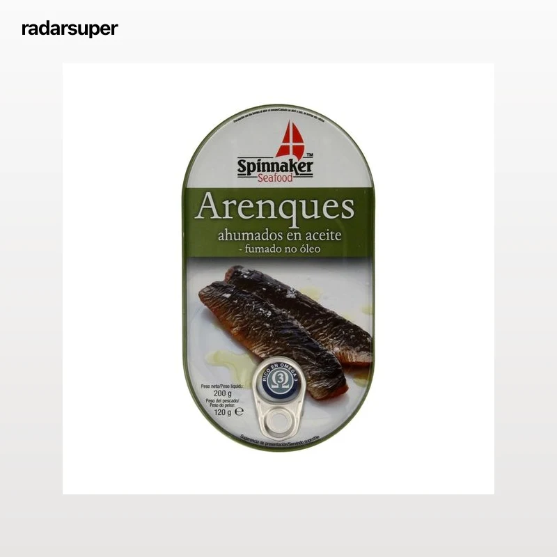 SPINNAKER Arenques ahumados, ahumados del Norte SPINNAKER 200 g.
