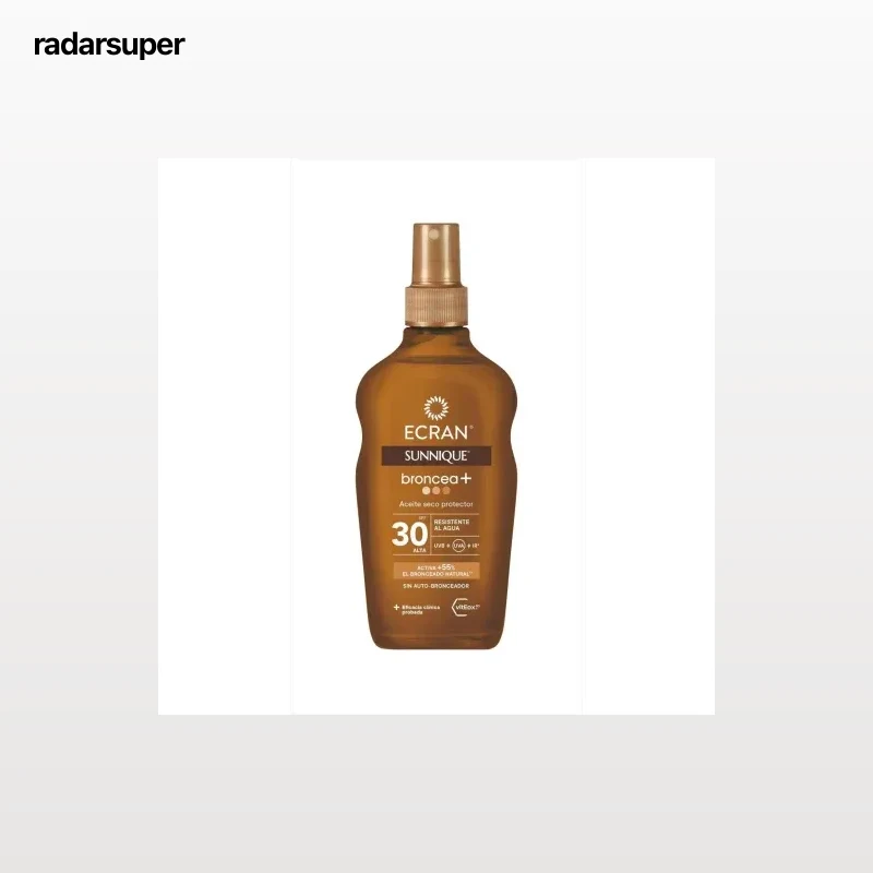 Spray aceite seco protector SPF30 Broncea+ Ecran Sunnique 200 ml.