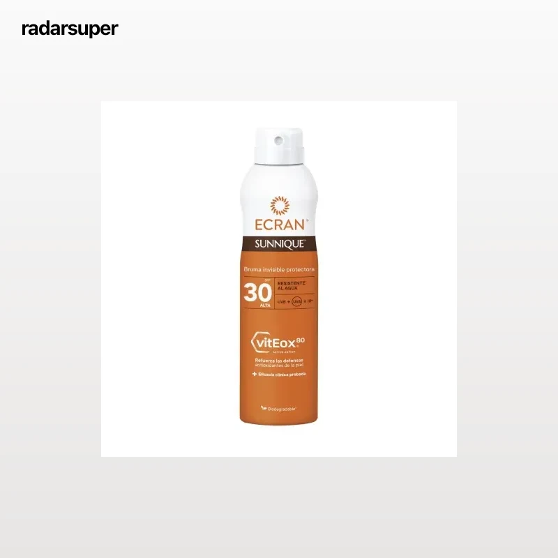 Spray bruma invisible protectora SPF 30 Ecran Sunnique 250 ml.